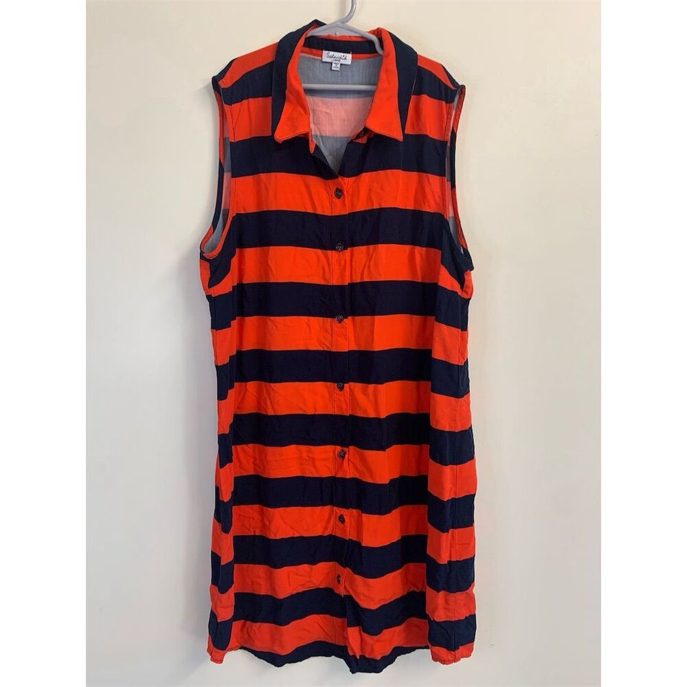 Splendid Women's Striped Collared Button-Front Tu… - image 7